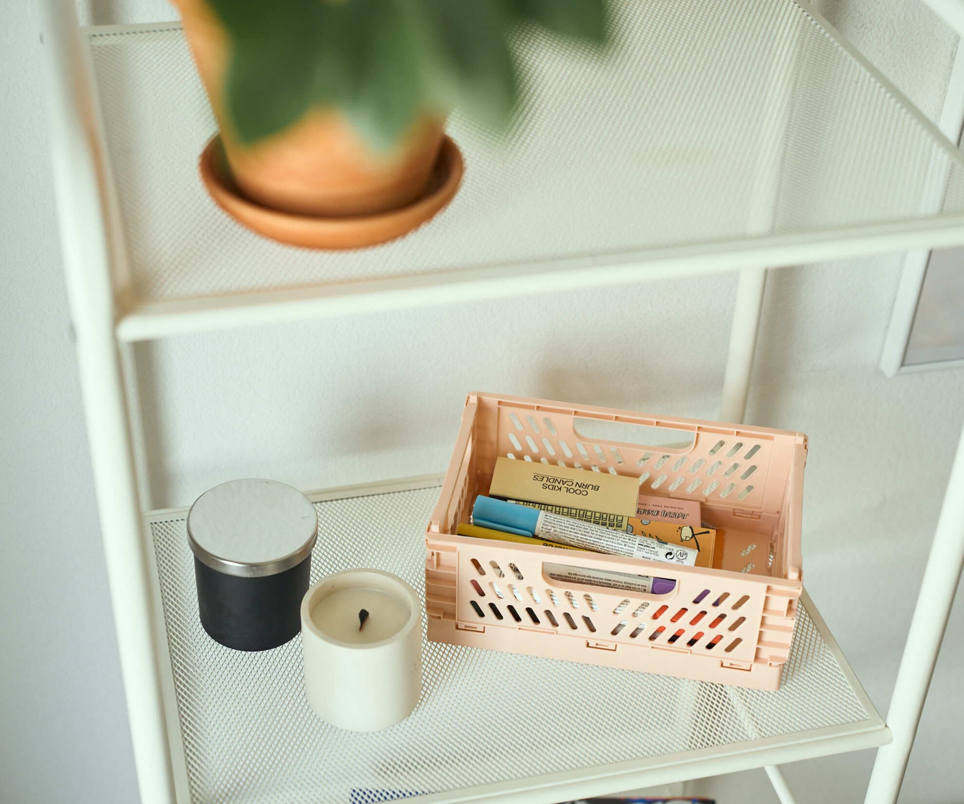 Ящик складной, розовый