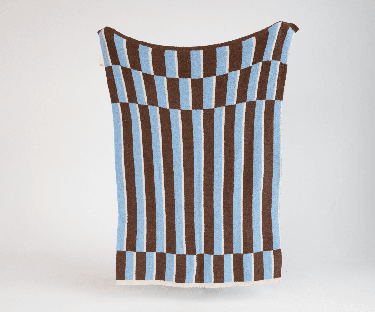 Плед в полоску, 170х120см