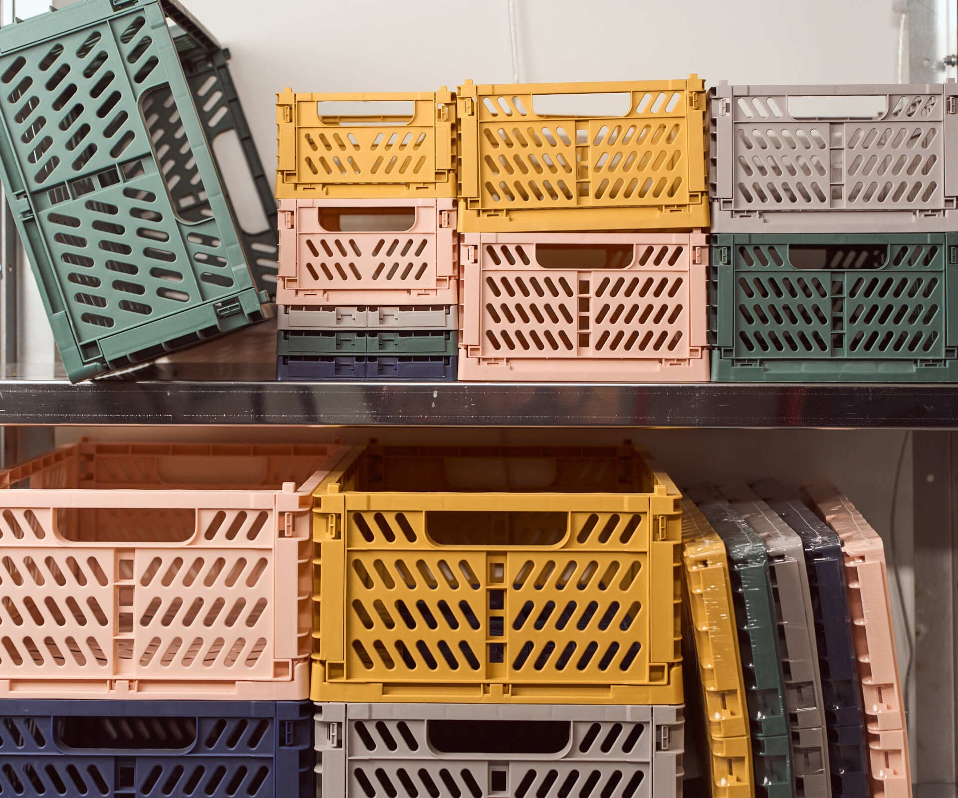 Ящик складной, серый