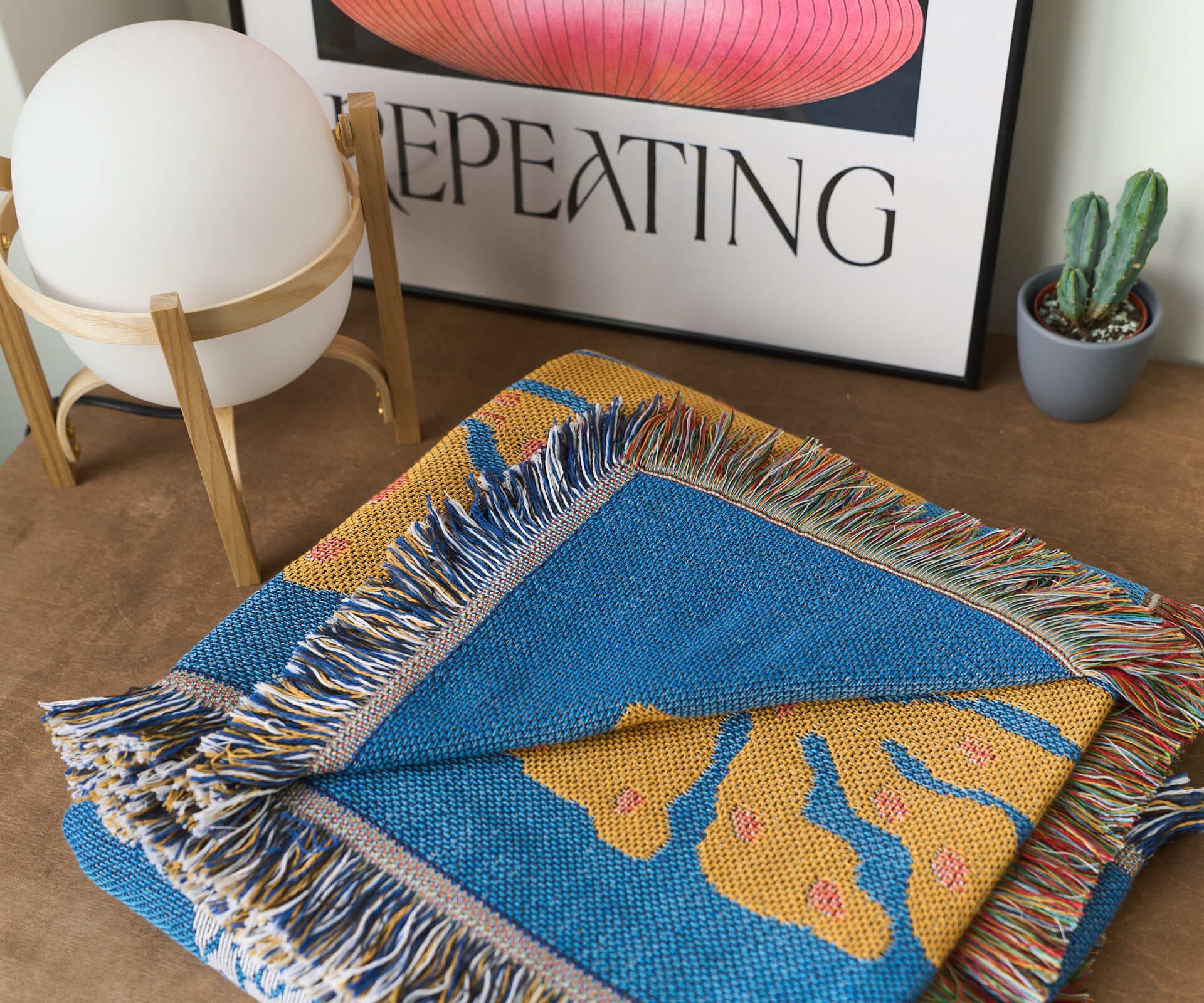 Тканный плед Kubok, 130x180 см