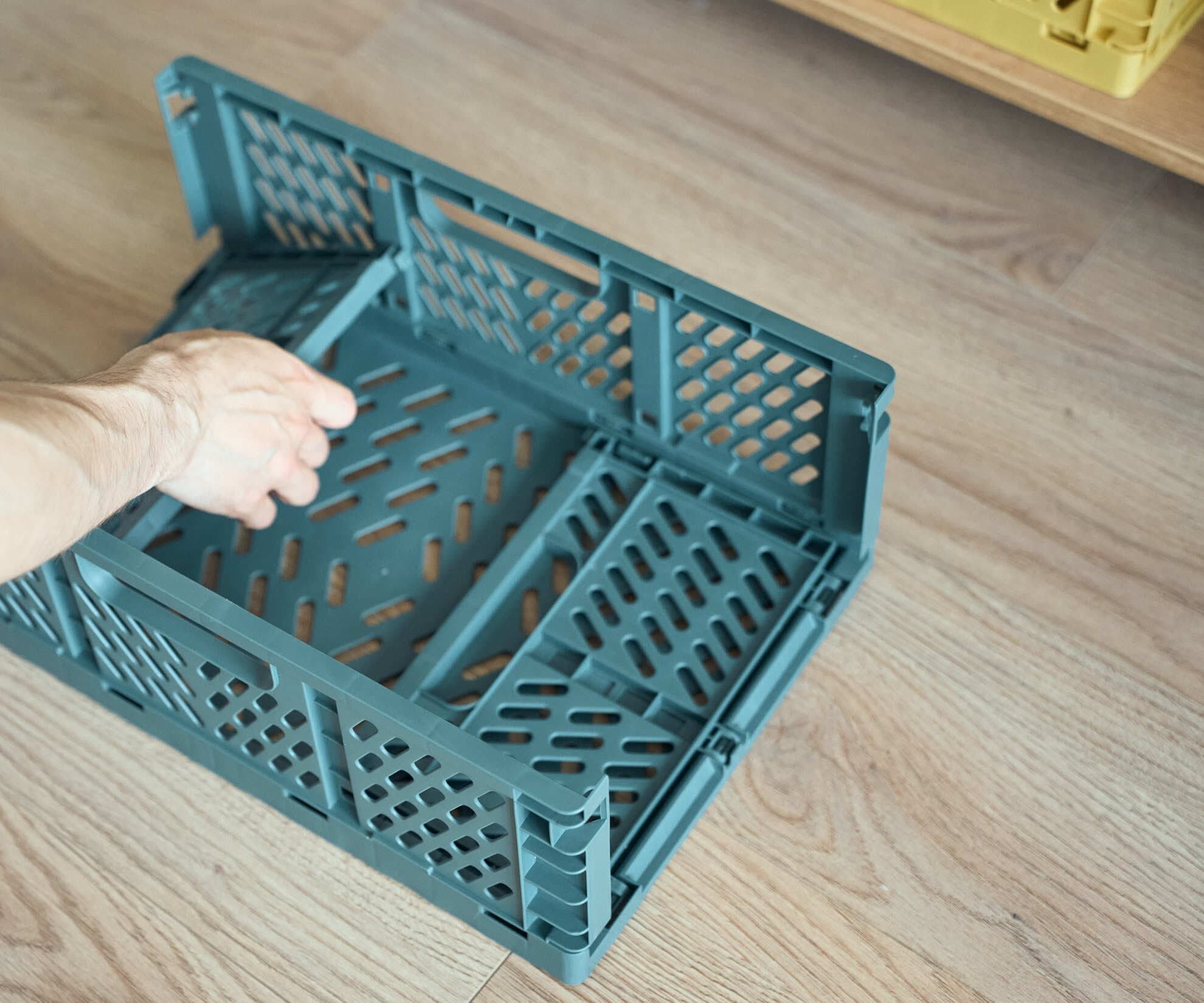 Ящик складной, зеленый