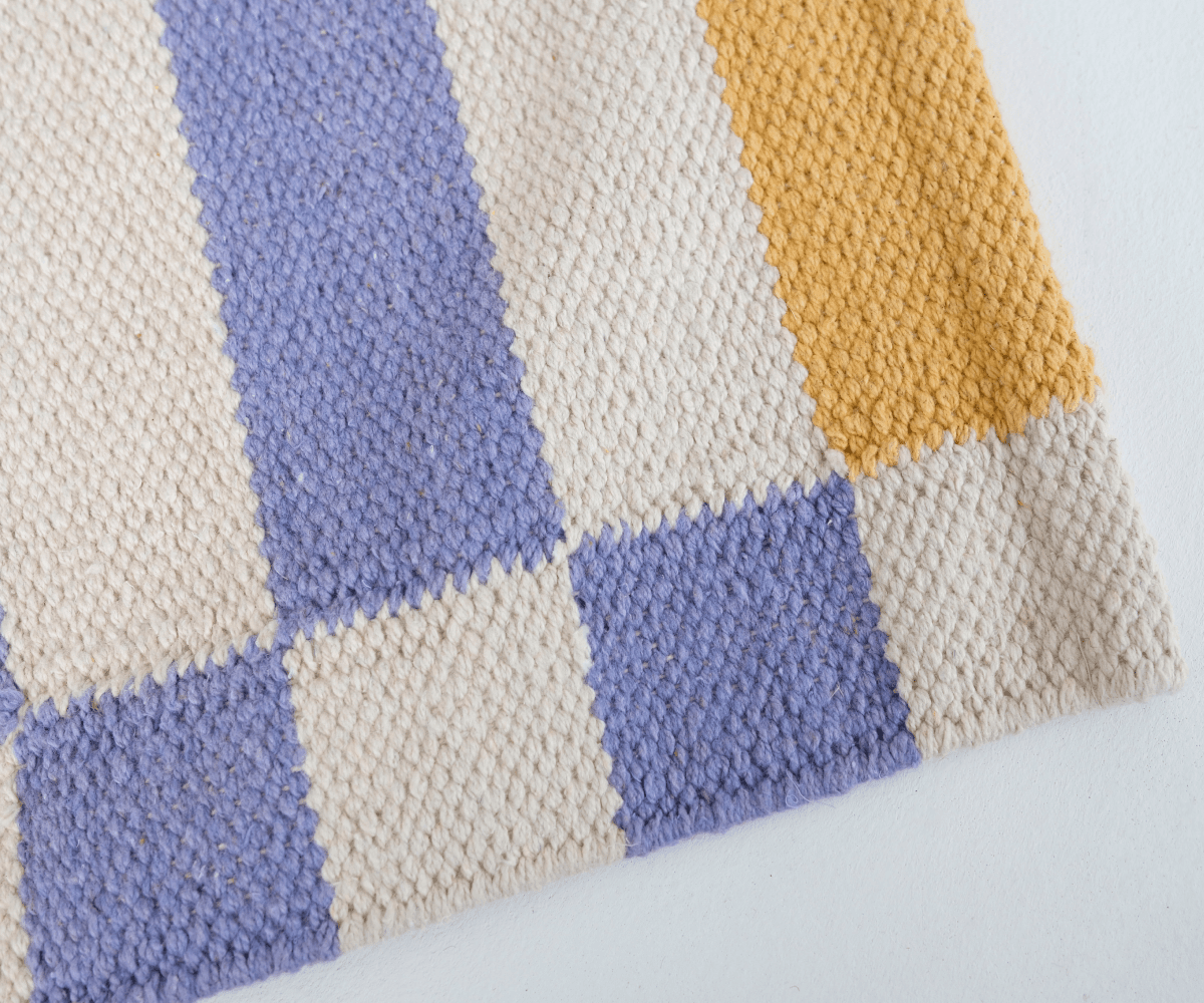 Ковровая дорожка клетчатая, 180х60см