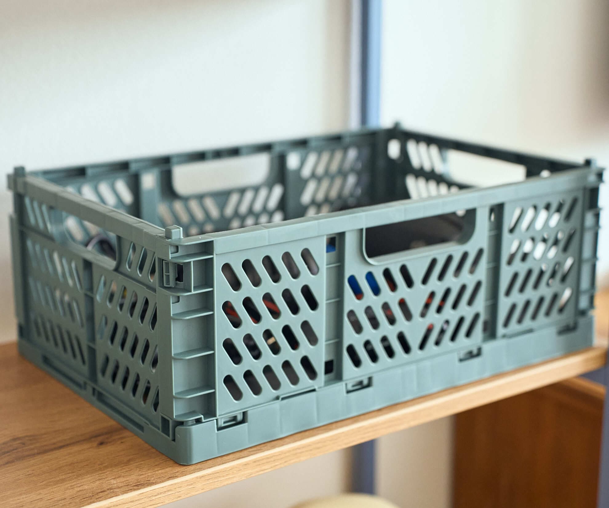 Ящик складной, зеленый