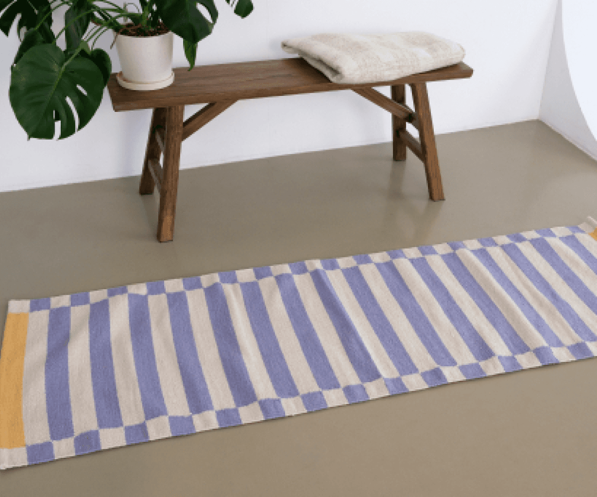 Ковровая дорожка клетчатая, 180х60см