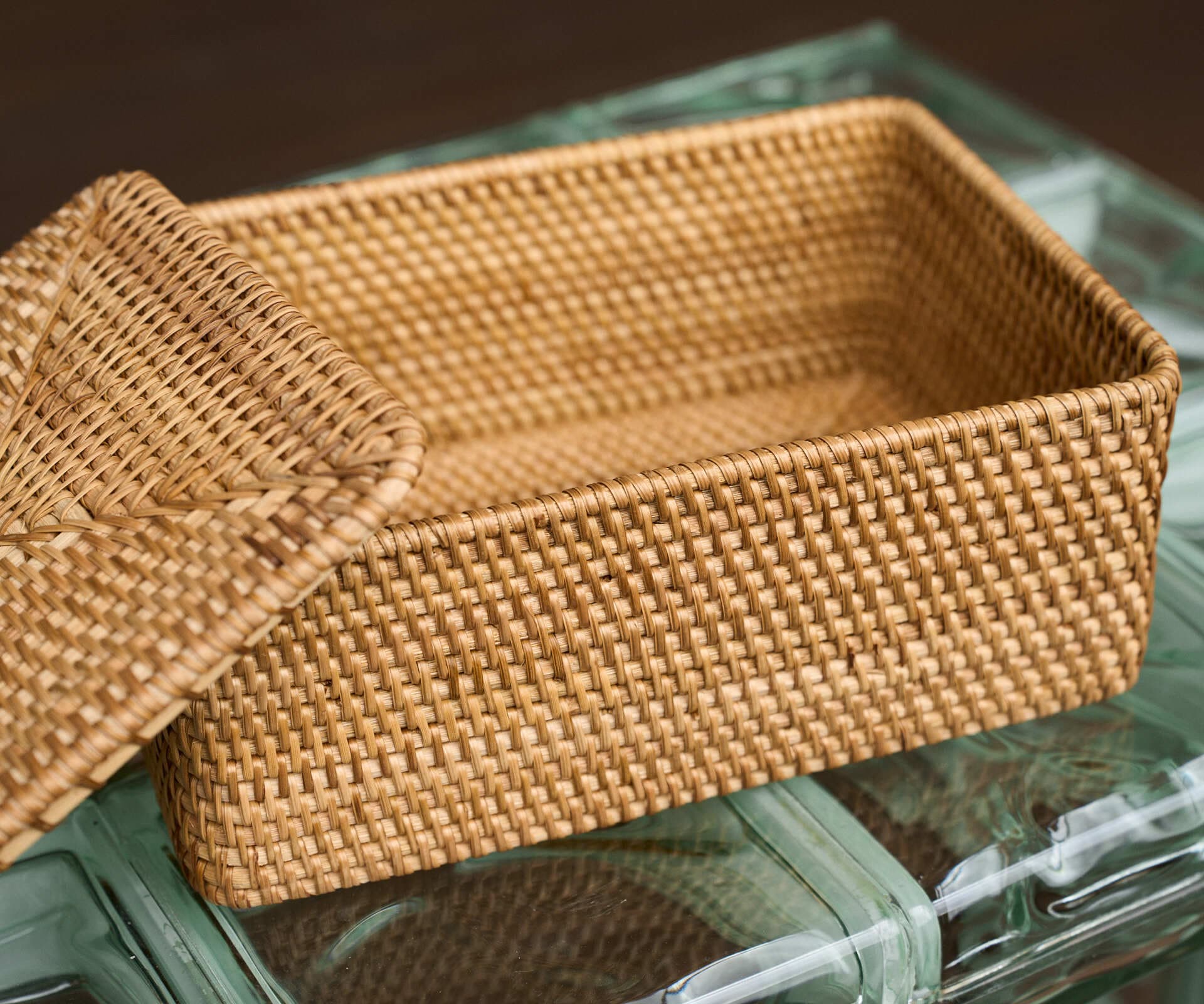 Короб из ротанга, M: 33х23х14 см