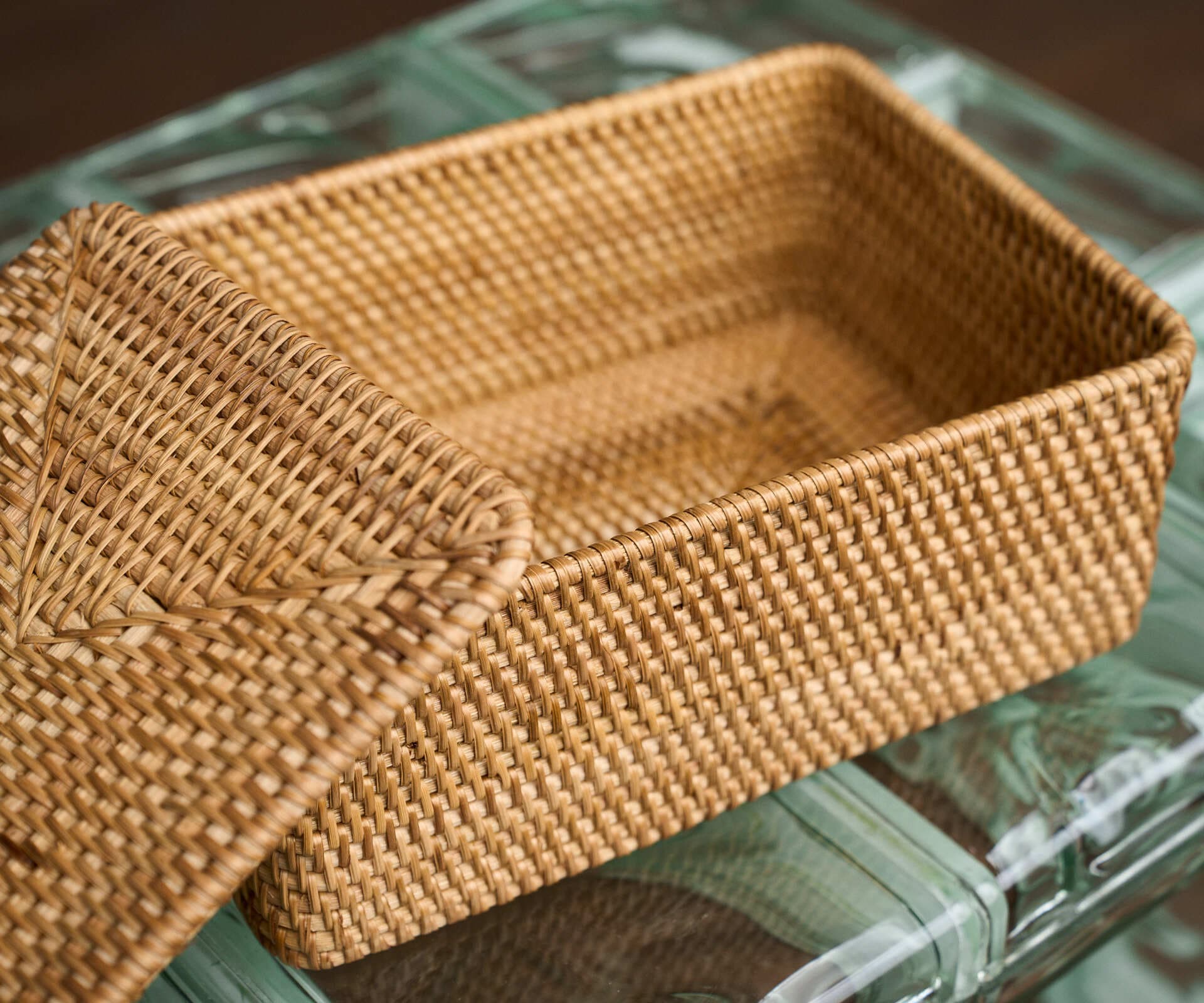 Короб из ротанга, M: 33х23х14 см