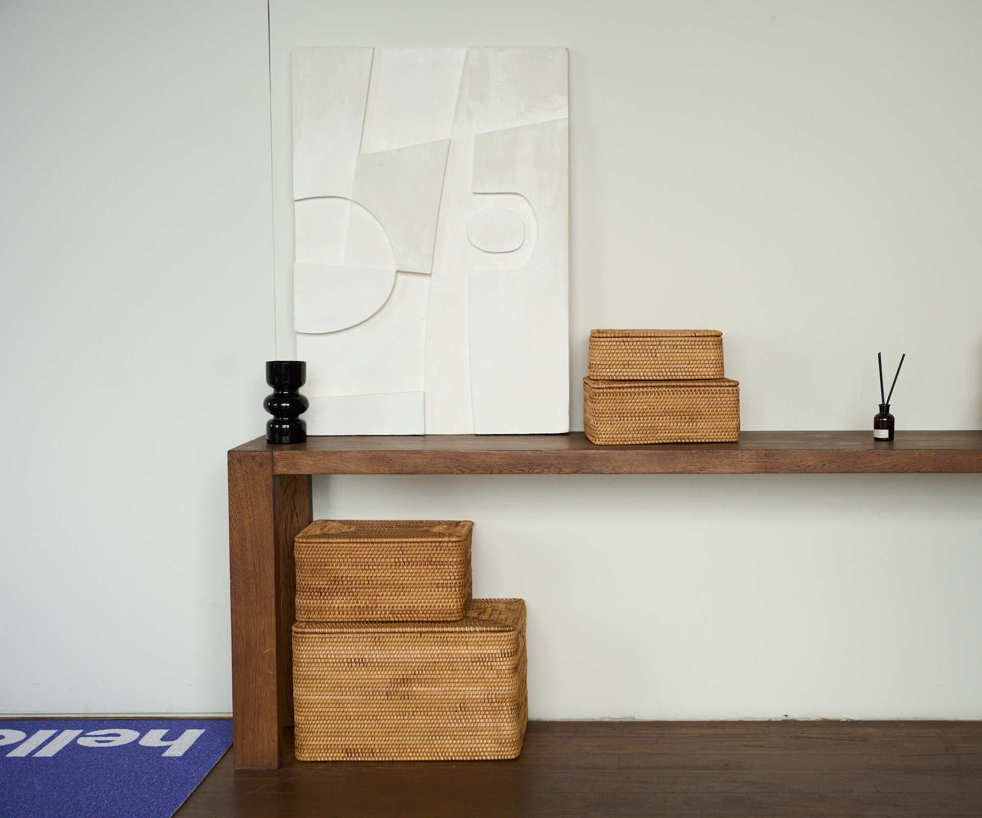 Короб из ротанга, M: 33х23х14 см