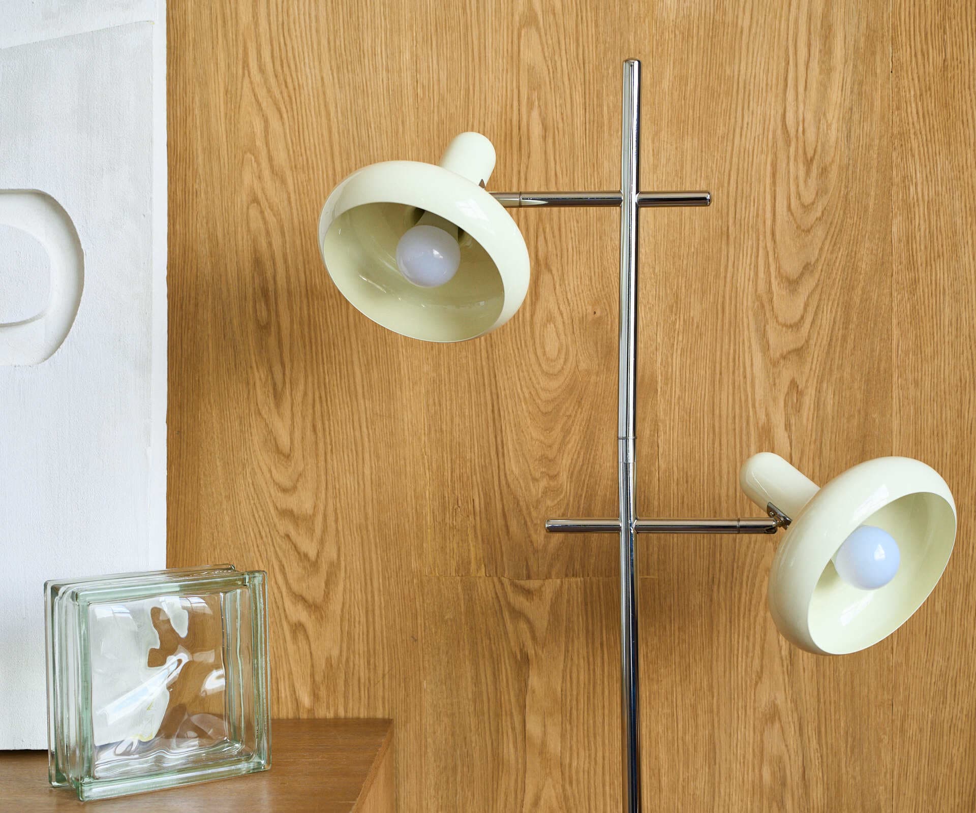 Торшер Bloom, молочный