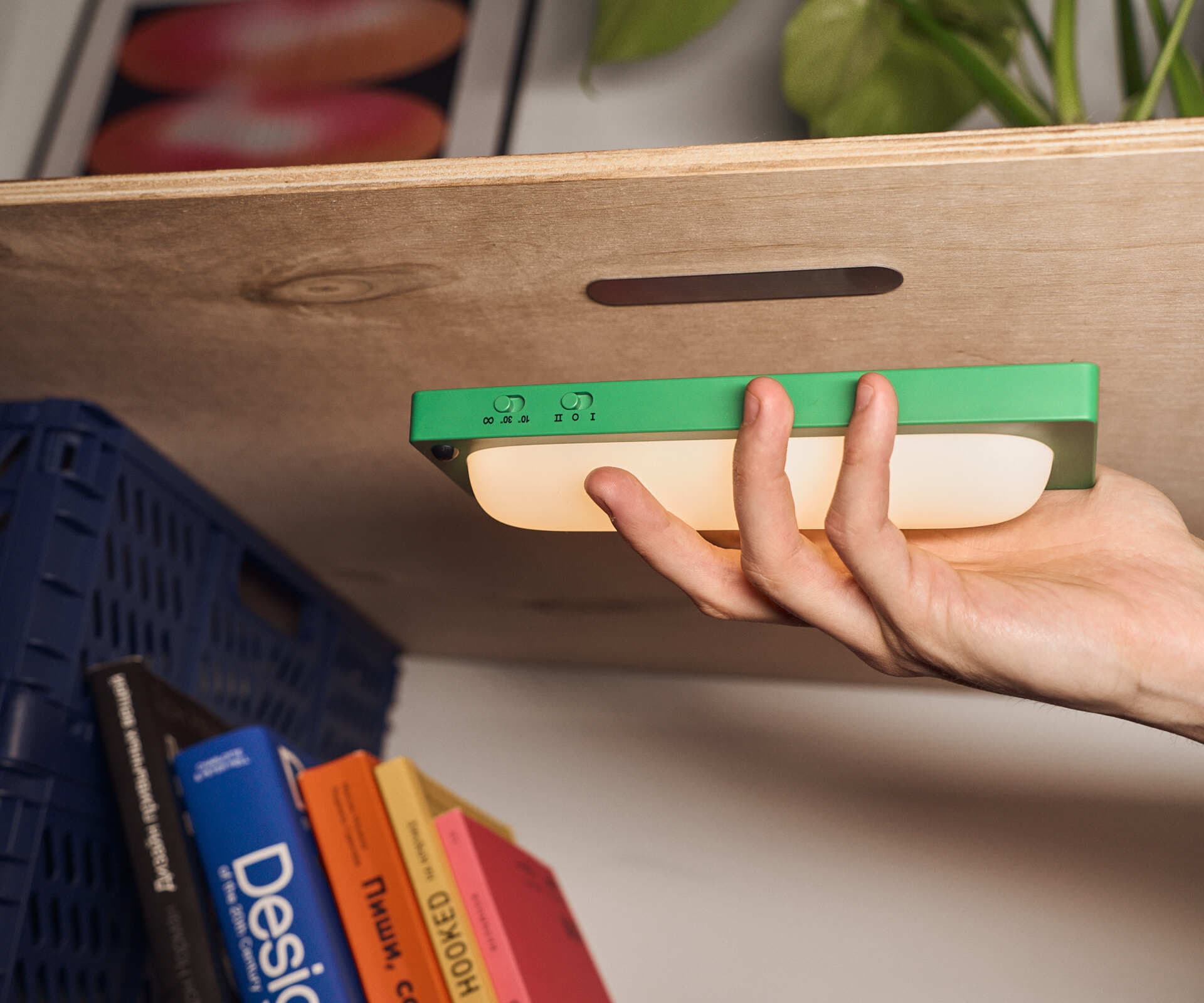 Сенсорный светильник-ночник MUID, зеленый