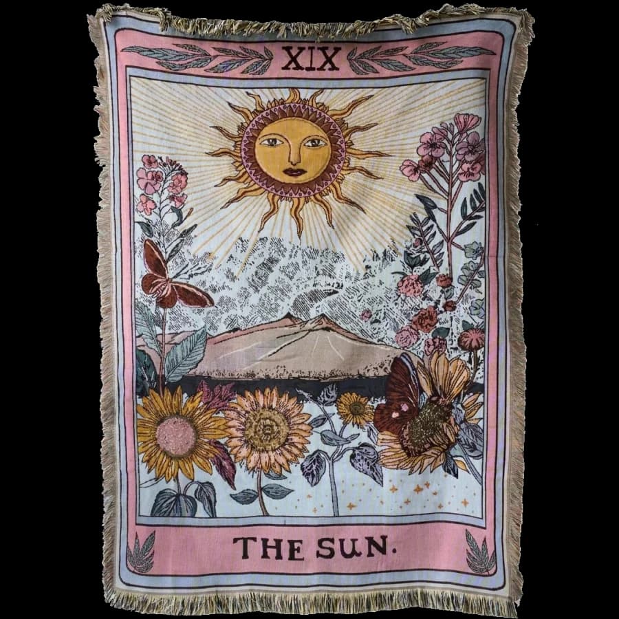 Тканный гобелен Sun, 130x180 см
