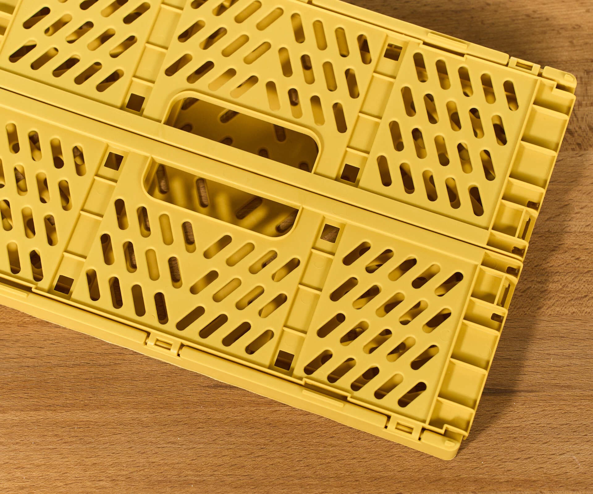 Ящик складной, желтый